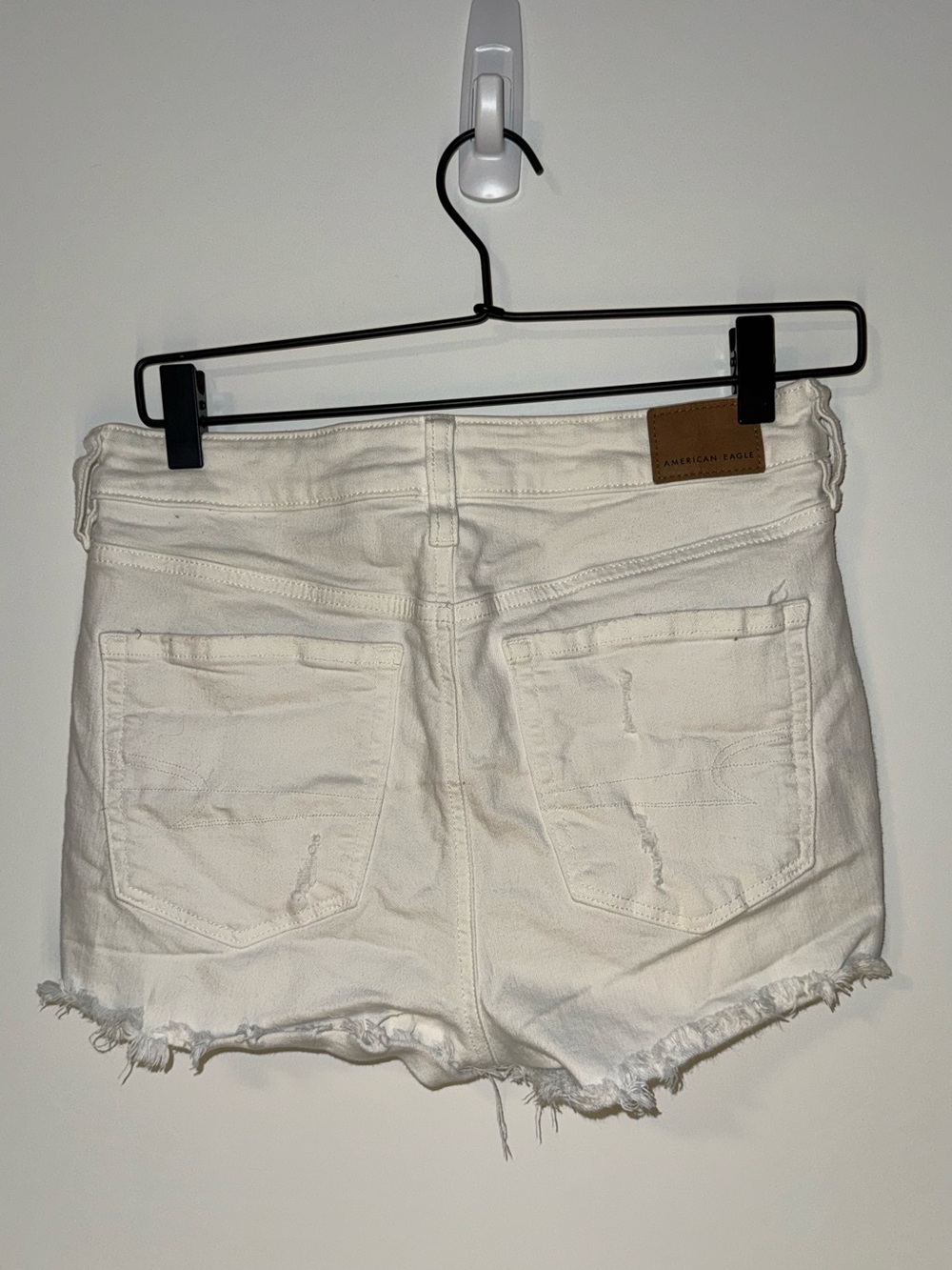 Distress High Rise Shorts - Picture 2 of 8